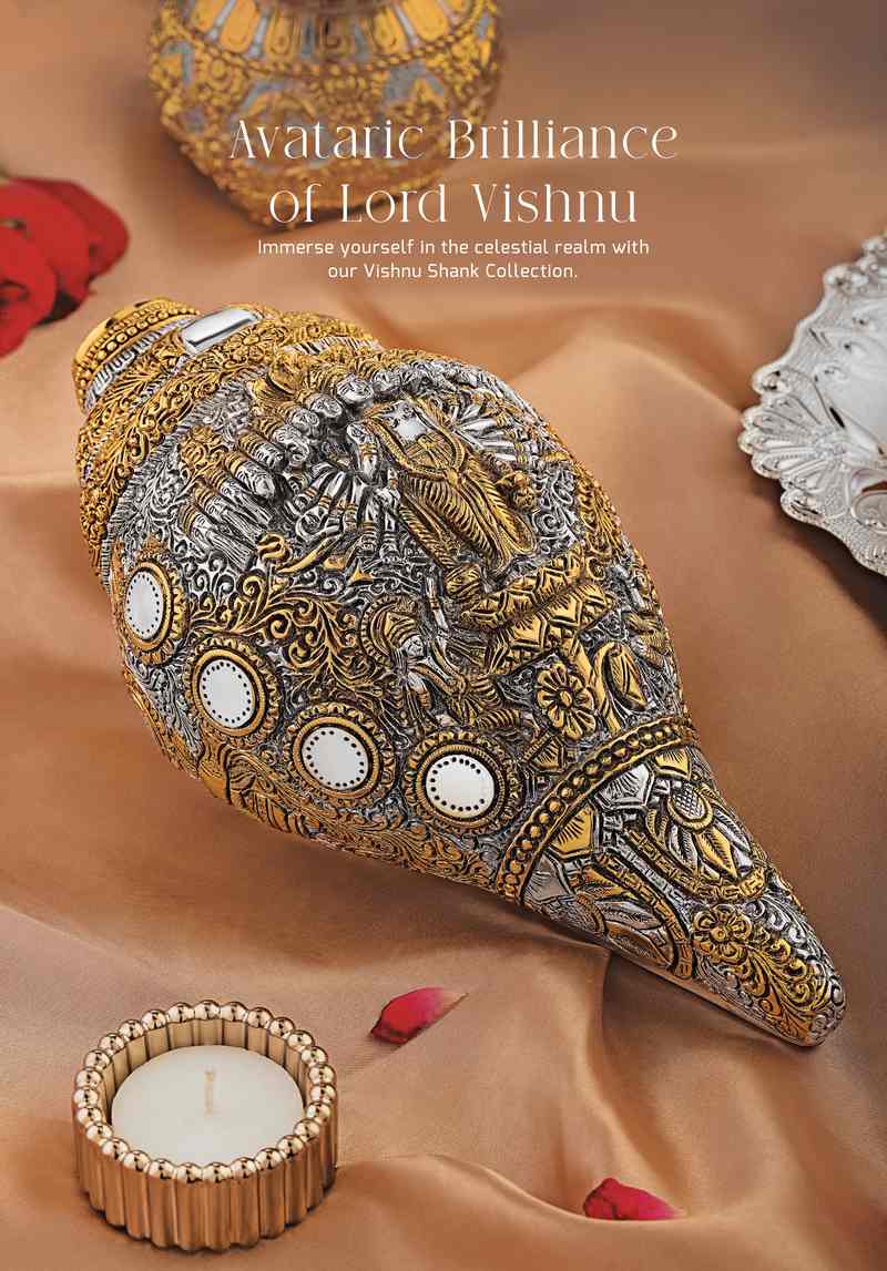 Premium Ganesh Shankh Showpiece