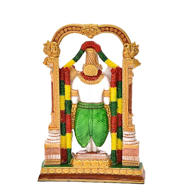 Golden Lord Tirupati Balaji Idol