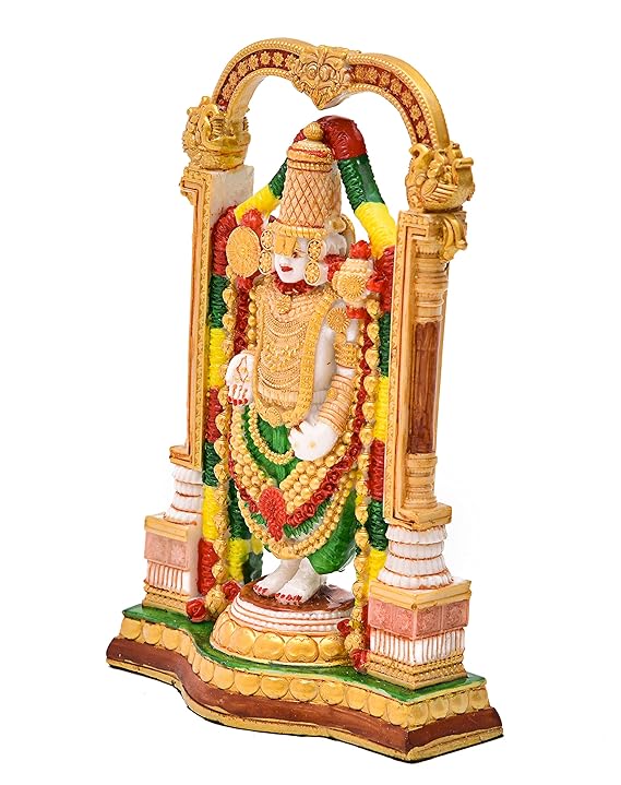 Golden Lord Tirupati Balaji Idol