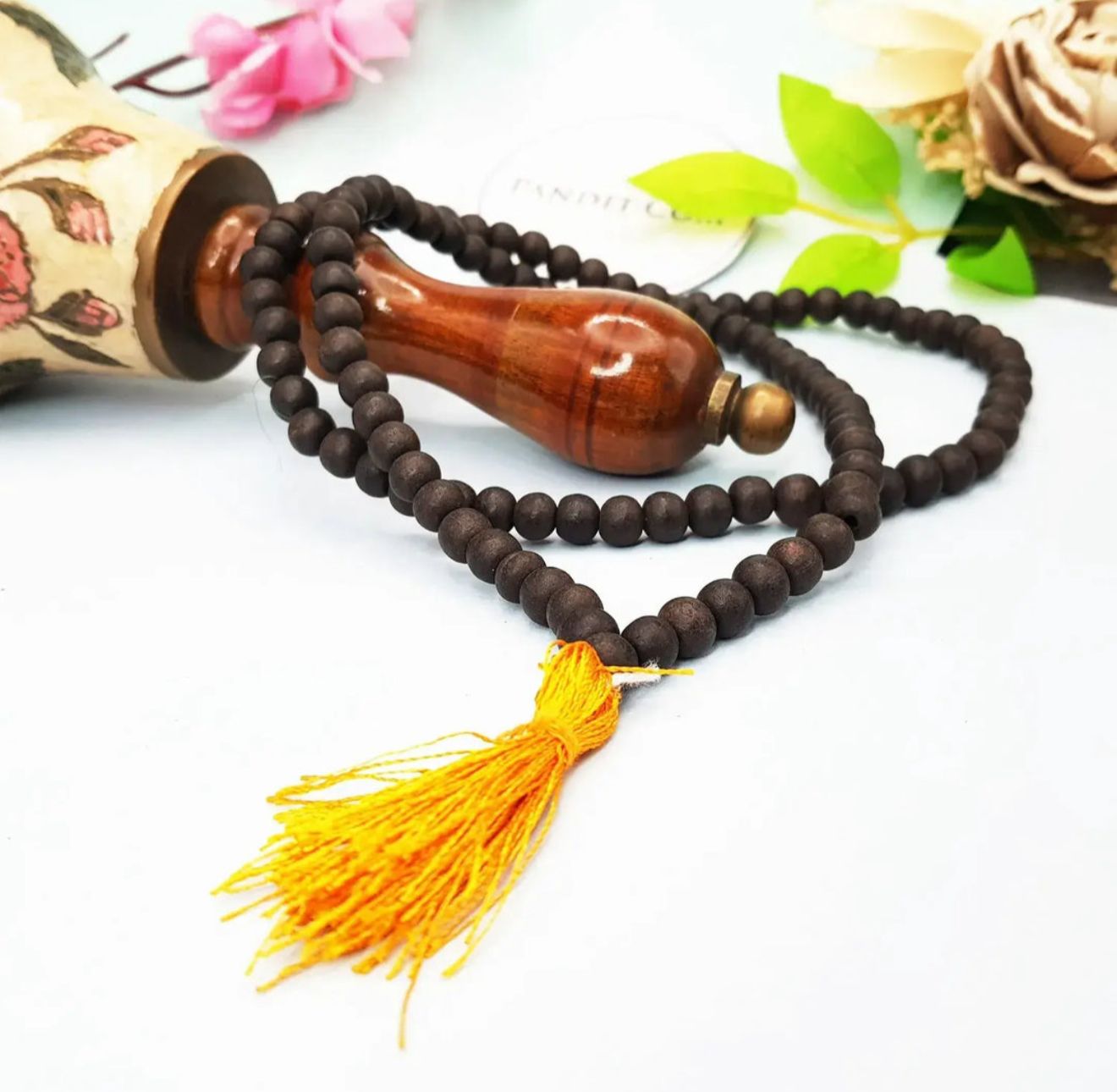 Premium Original Karungali Malai - Natural Black Ebony Wood Govt. Certified