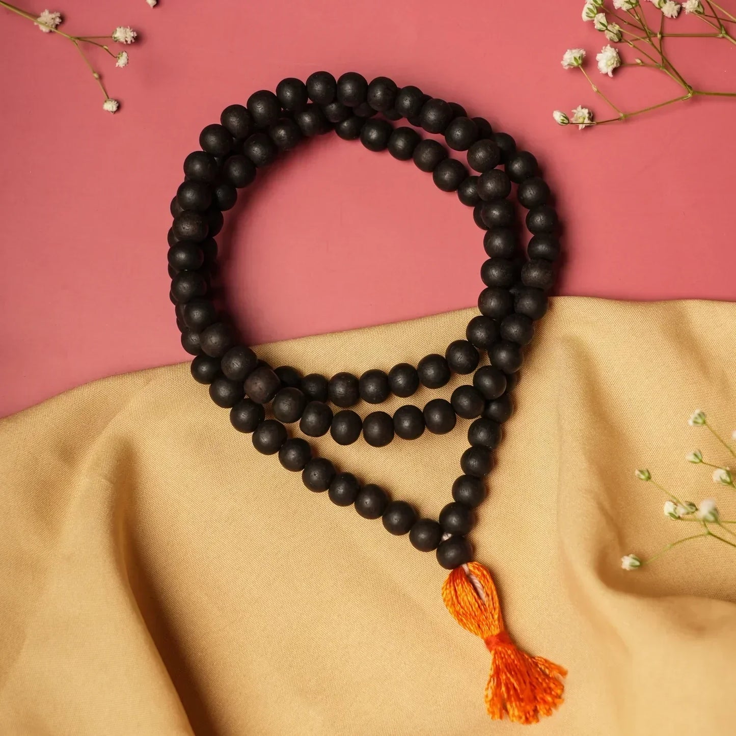 Premium Original Karungali Malai - Natural Black Ebony Wood Govt. Certified