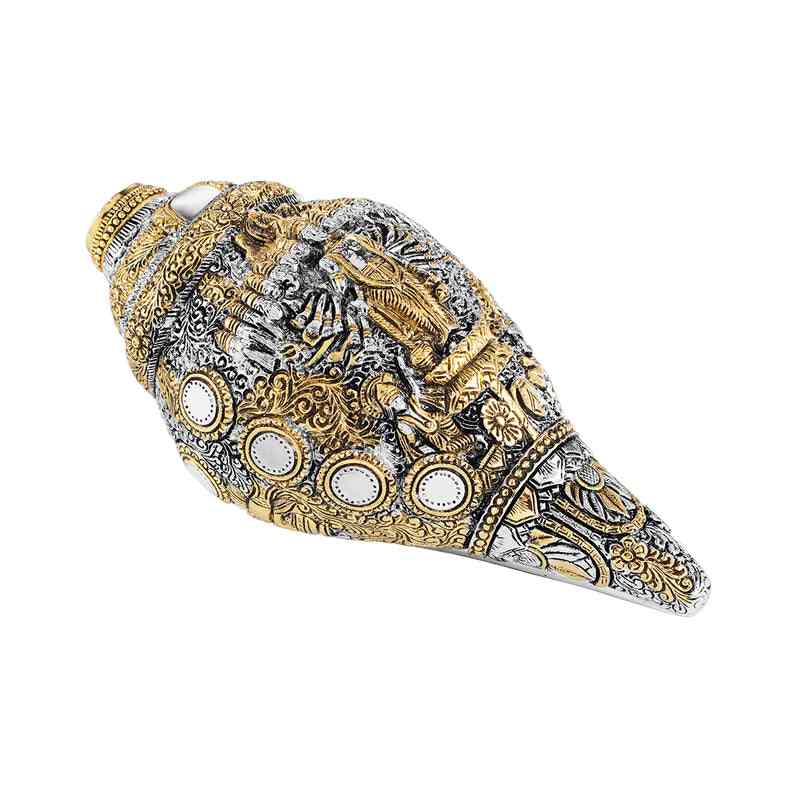 Premium Ganesh Shankh Showpiece