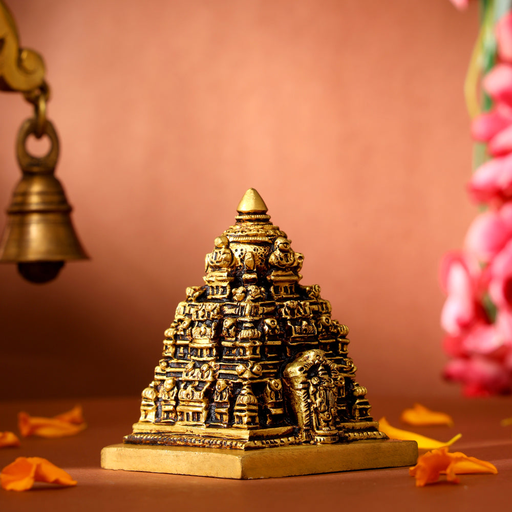 Brass Balaji Temple Model (5 Inch)