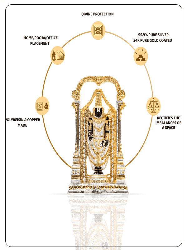 VENKATESHWAR A SWAMY IDOL