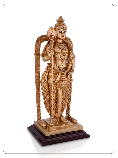 Lord Murugan Statue BUY 1 GET 1 FREE - 10 Inch