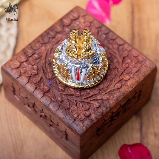 Balaji Charan | Gold & Silver Plated | 2 Inch