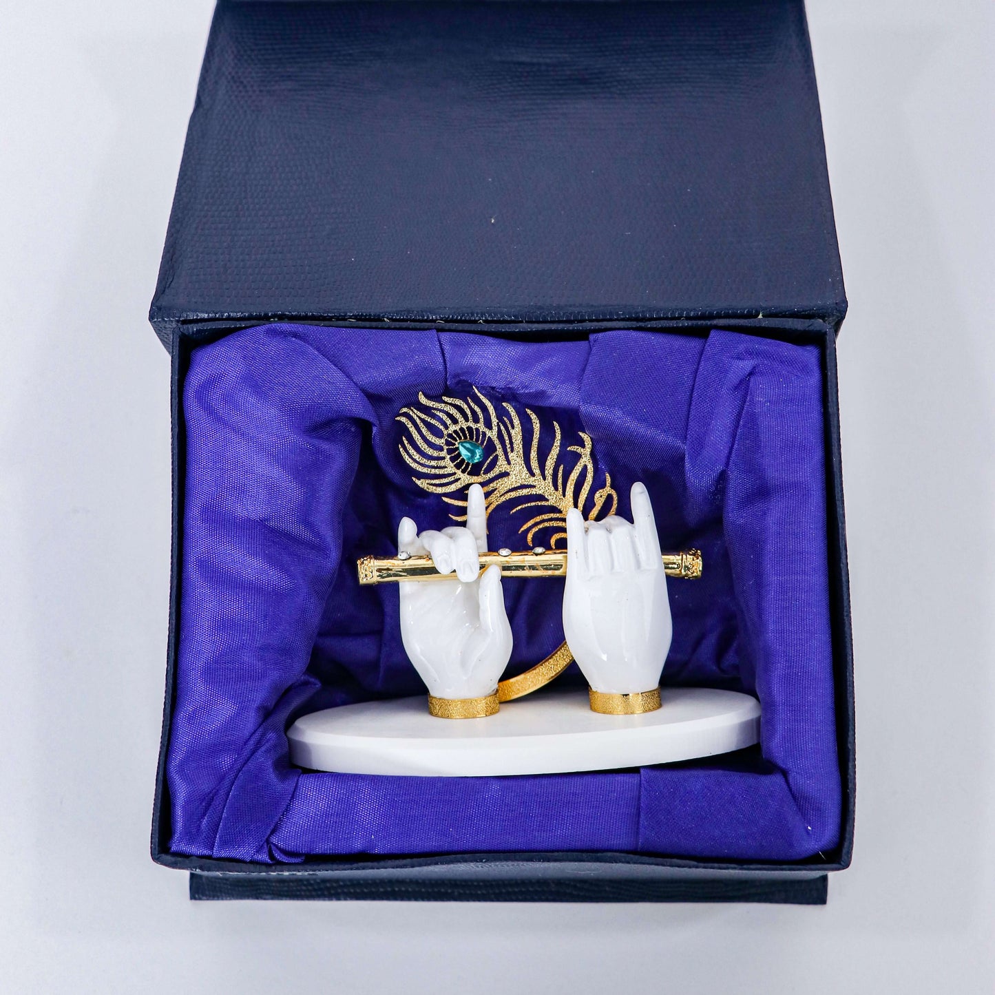 Lord Krishna Hand with Flute for Home Decor and Gifting (3.5 inches)