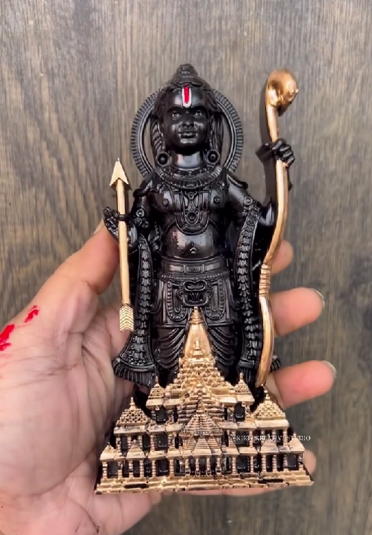 shri ram lala with  ayodhya mandir