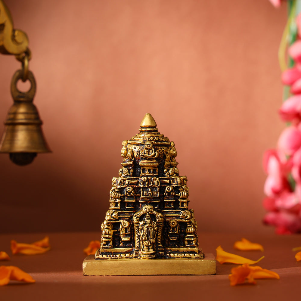 Brass Balaji Temple Model (5 Inch)