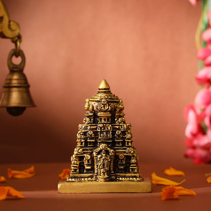 Brass Balaji Temple Model (5 Inch)