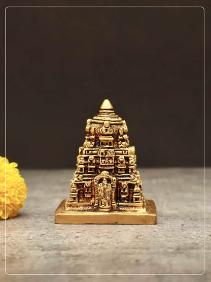 Brass Balaji Temple Model (5 Inch)