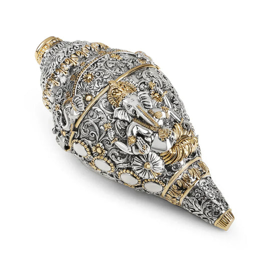 Premium Ganesh Shankh Showpiece