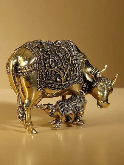 Kamdhenu Cow With Calf ( BUY 1 GET 1 FREE 😍)