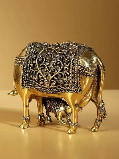 Kamdhenu Cow With Calf ( BUY 1 GET 1 FREE 😍)